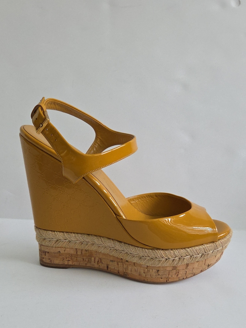 Gucci Hollie Wedge Sandals